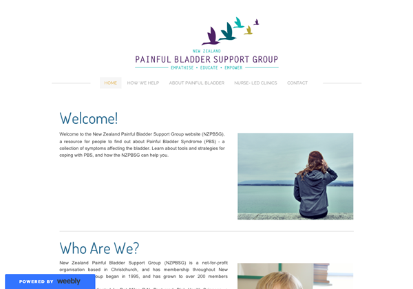 New Zealand Painful Bladder Support Group Website