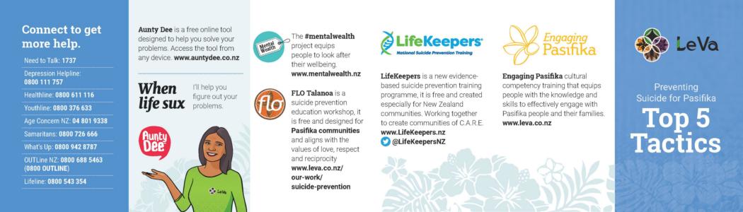 Preventing suicide for Pasifika - Top 5 tactics