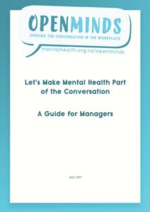 Mental health guide for manager