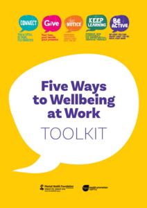 Five ways to wellbeing at work
