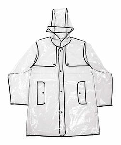 Impermeable transparente Mujer EVA 