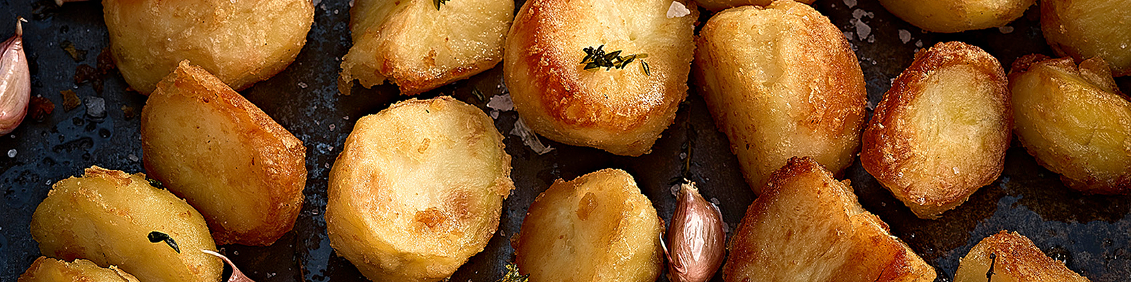 Neven Maguire's Crispy Roast Potatoes with Garlic & Thyme
