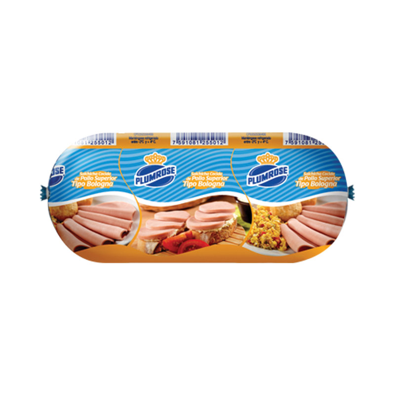 BOLOGNA DE POLLO PLUMROSE 500GR