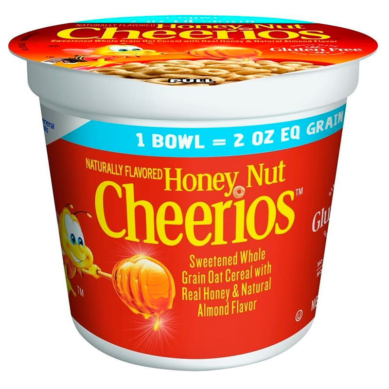 CEREAL CHEERIOS HONEY NUT CUPS GENERAL MILLS 51 GR