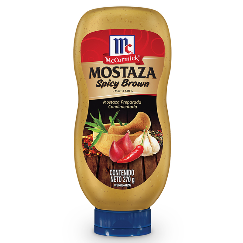 MOSTAZA SPICY BROWN MCCORMICK 290 GR