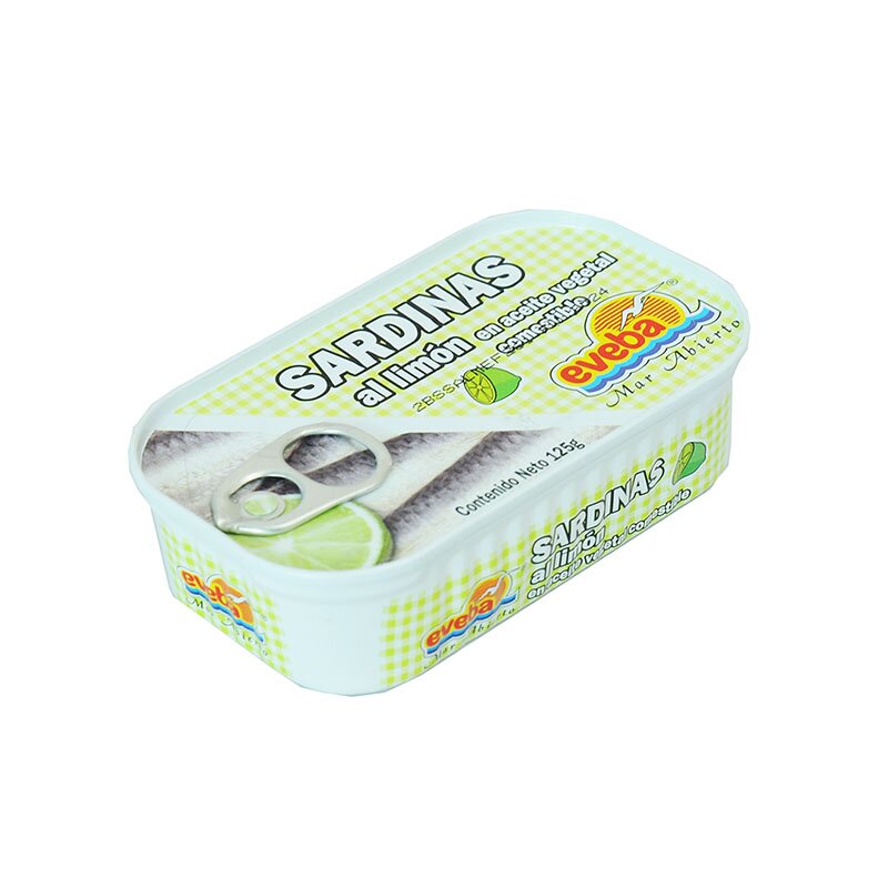 SARDINAS CON LIMÓN EVEBA  125 G