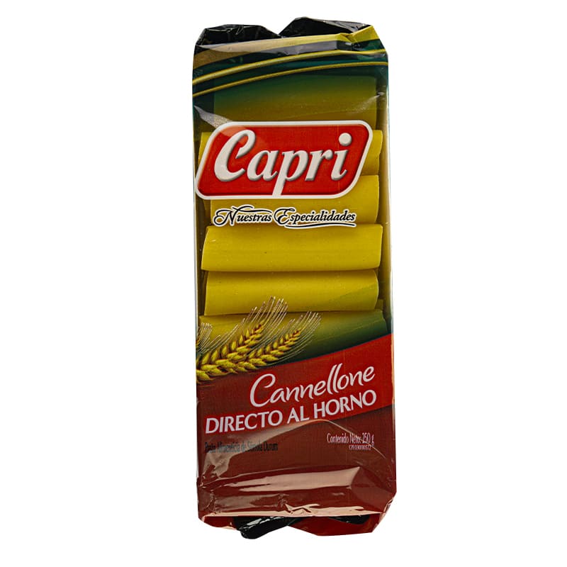 pasta Canelones Capri 250Gr