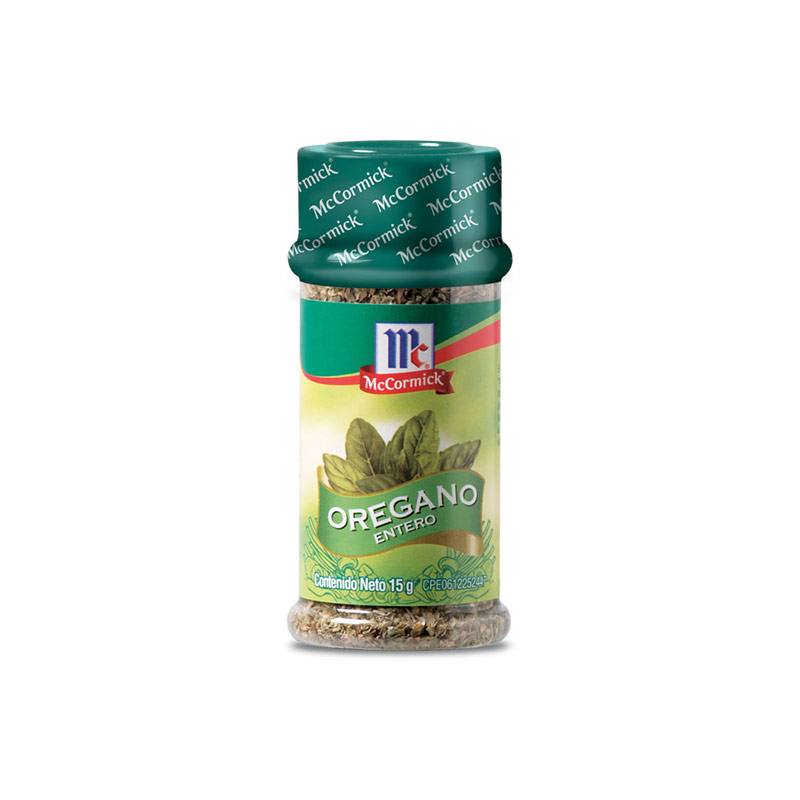 OREGANO ENTERO MCCORMICK 15G