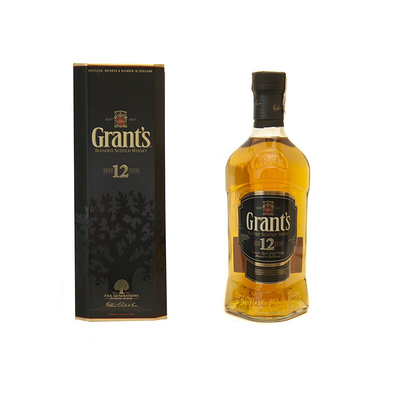 GRANTS WHISKY 12 AÑOS 0.75 LT