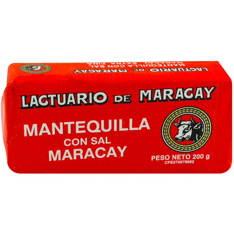 MANTEQUILLA MARACAY PANELA  S/SAL 200GR