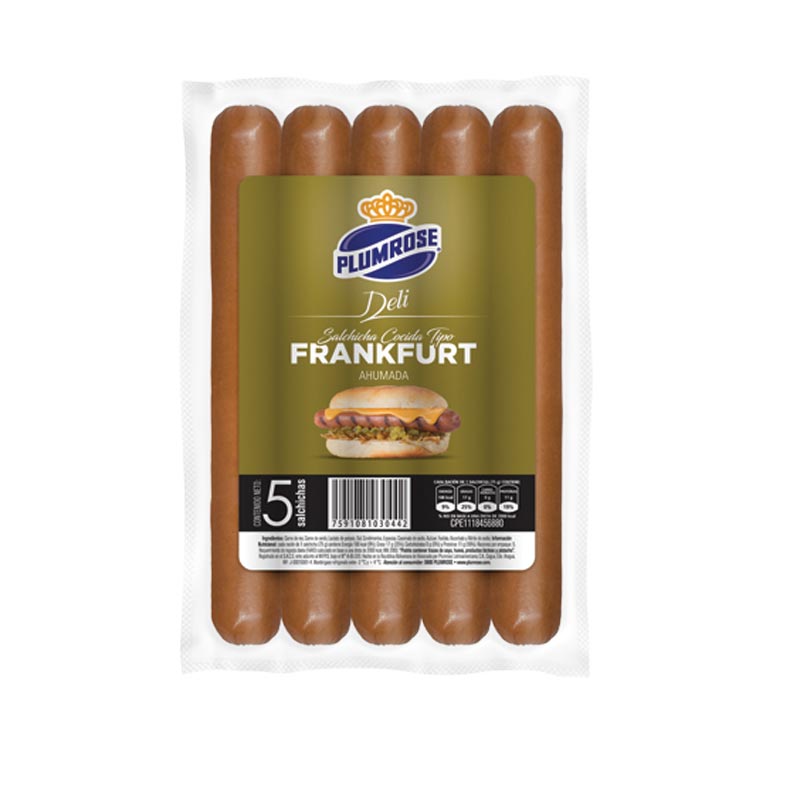 PLUMROSE SALCHICHA FRANKFURT 450GR
