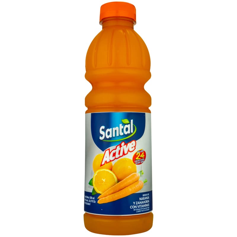 SANTAL ACTIVE NARANJA - ZANAHORIA 500 ML