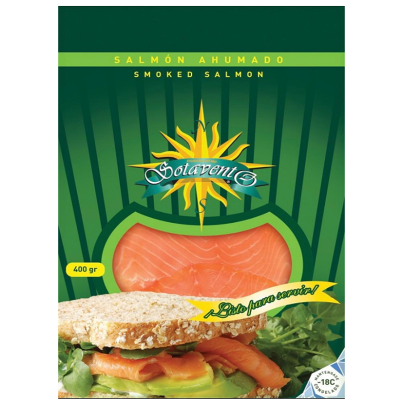 SALMON AHUMADO SOTAVENTO 400GR