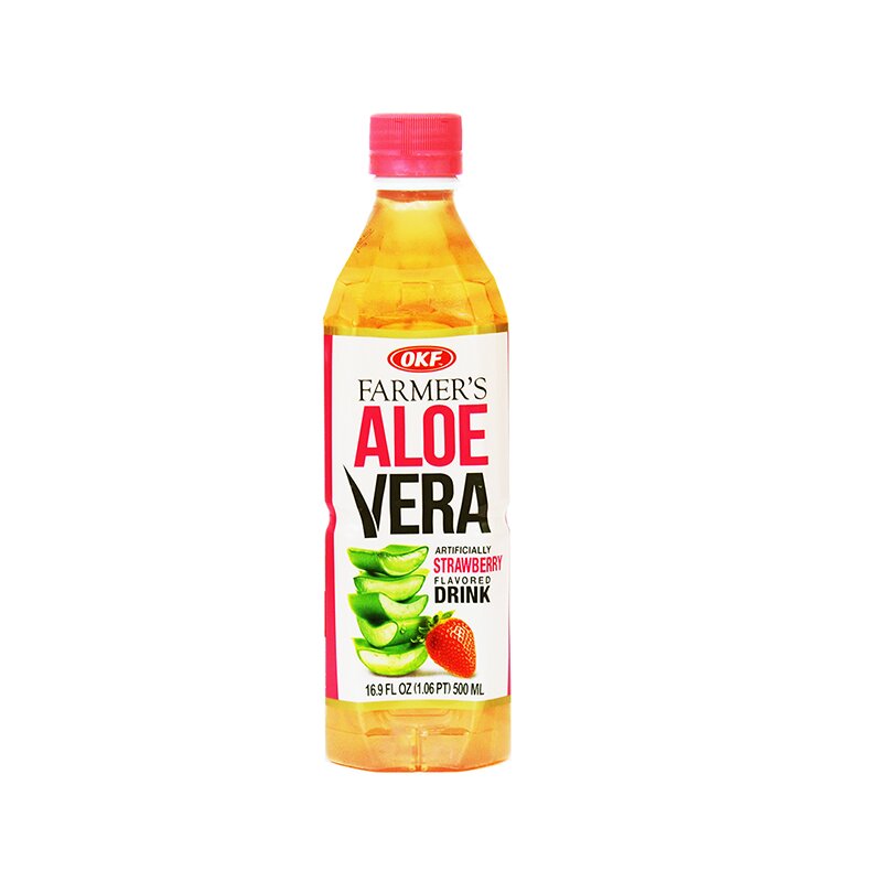 JUGO ALOE VERA OKF FRESA 500 ML