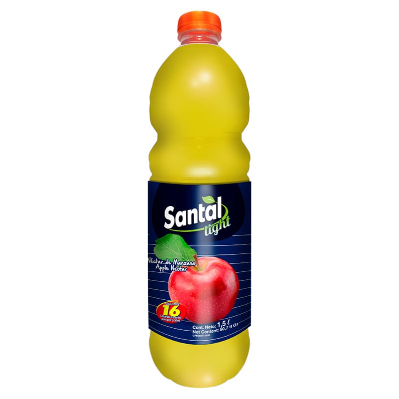 JUGO DE MANZANA LIGHT SANTAL 1.5 LT