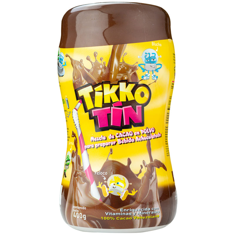 CACAO EN POLVO TIKO TIN 400GR