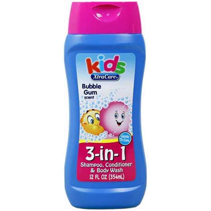 SHAMPOO XTRACARE KIDS 3 EN 1 BUBBLE GUM 354ml