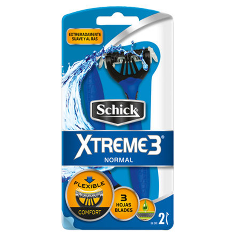 Afeitadoras Schick Xtreme3 2 Unidades