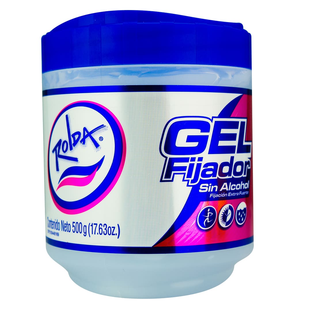 Gel Fijador Para El Cabello Rolda Blanco 500Gr