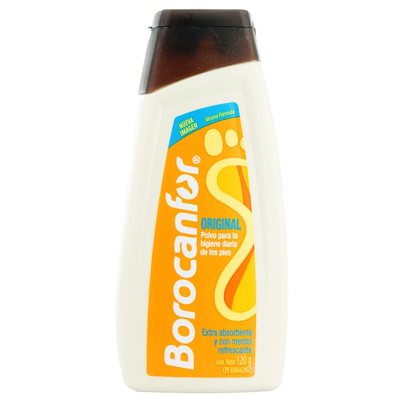 TALCO BOROCANFOR POLVO 120 GR