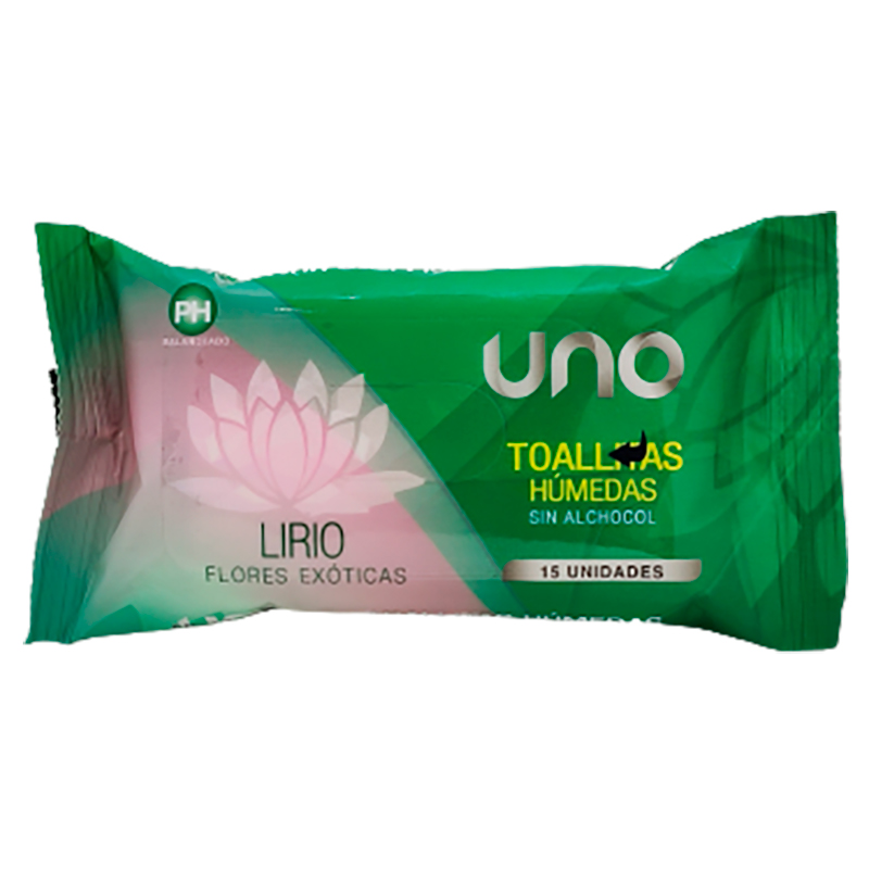TOALLITAS HUMEDAS UNO 15UND