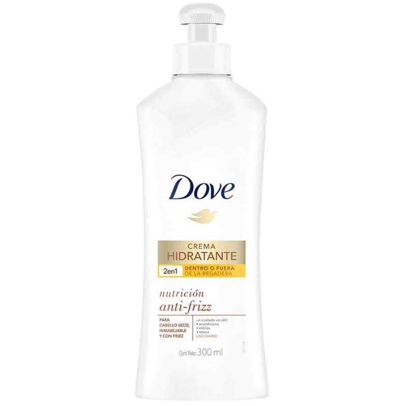 CREMA DE PEINAR DOVE NUTRICION ANTI-FRIZZ 300 ML