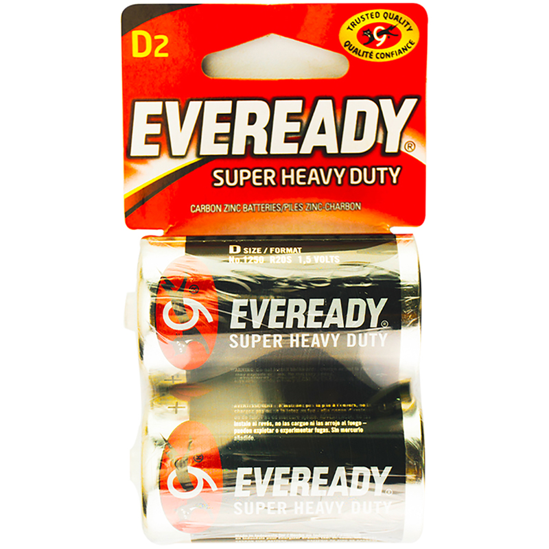 BATERIAS EVEREDY D2