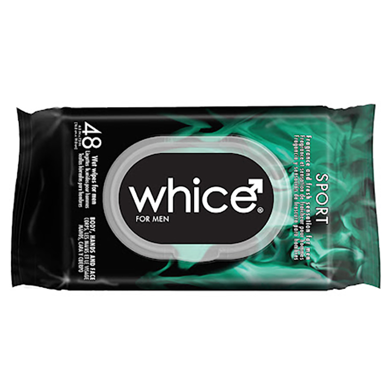 TOALLAS HUMEDAS FOR MEN WHICE SPORT 48 UND