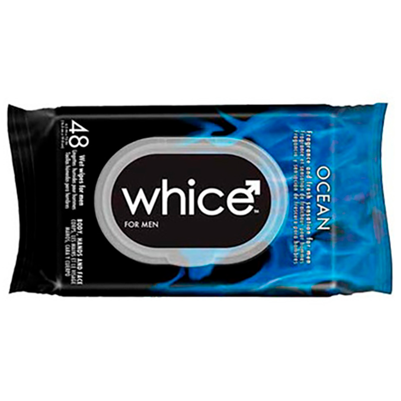 TOALLAS HUMEDAS FOR MEN WHICE OCEAN 48 UND