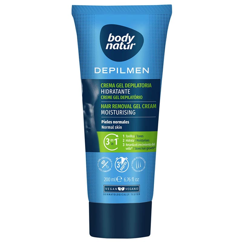 CREMA DEPILADORA MASCULINA BODYNATUR 200ML