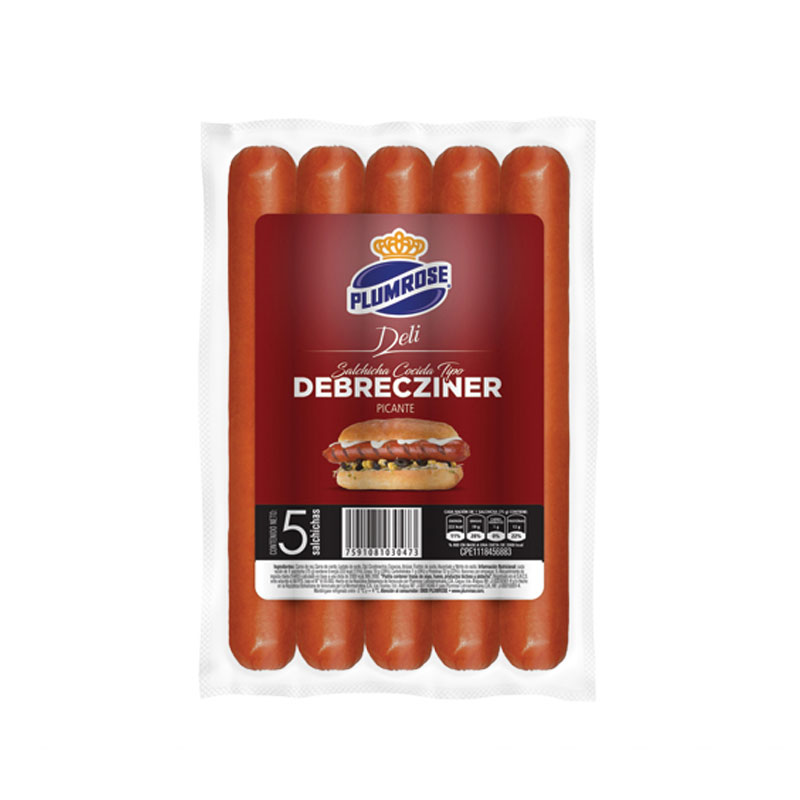 SALCHICHA PLUMROSE DEBRECZINER