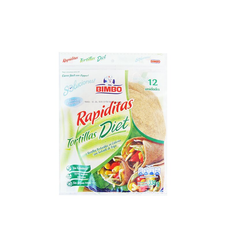 TORTILLA  BIMBO DIET 330 GR
