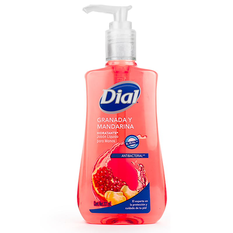 JABON LIQUIDO DIAL GRANADA/MANDARINA 222 ML