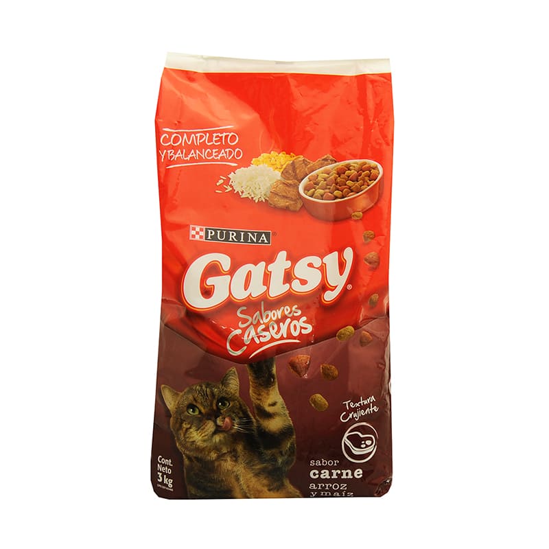 GATARINA GATSY SABOR A CARNE ARROZ Y MAIZ PURINA 3KG