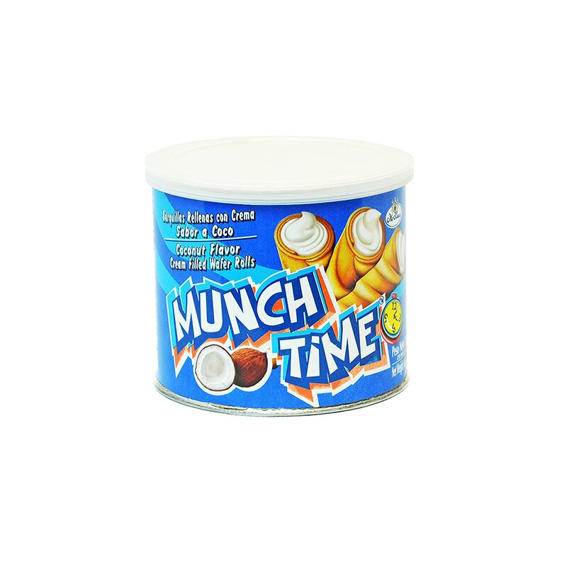 BARQUILLA RELLENA MUNCH TIME COCO