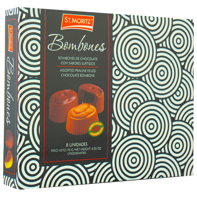BOMBONES SURTIDOS ST MORITZ 115GRS