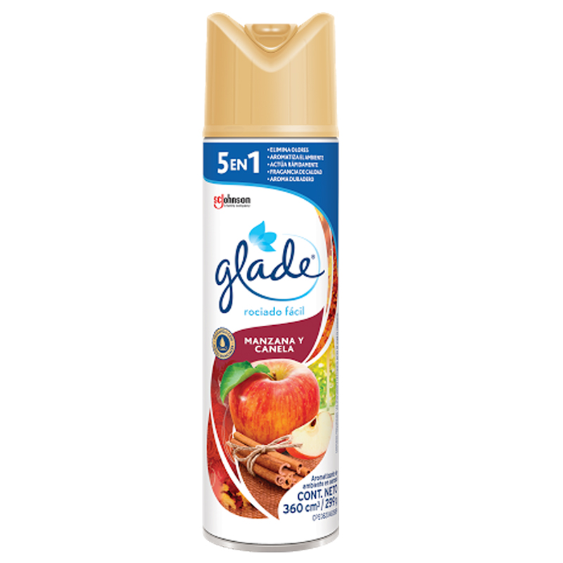 AROMATIZANTE GLADE AEROSOL MANZANA CANELA 235 ML