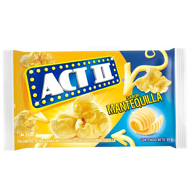 COTUFAS ACT II MANTEQUILLA 91 GR