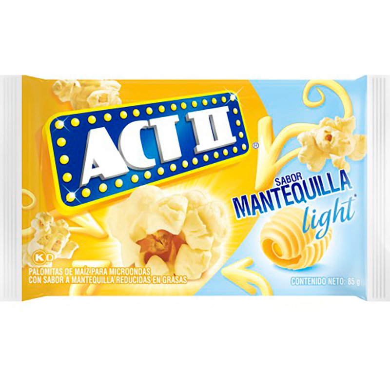 COTUFAS ACT II MANTEQUILLA LIGHT 85 GR