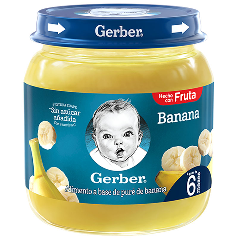 COMPOTA GERBER BANANA 113GR