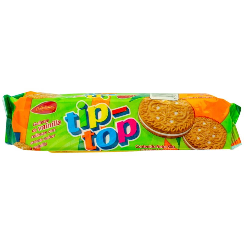 GALLETA TIP TOP VAINILLAS 80 GR