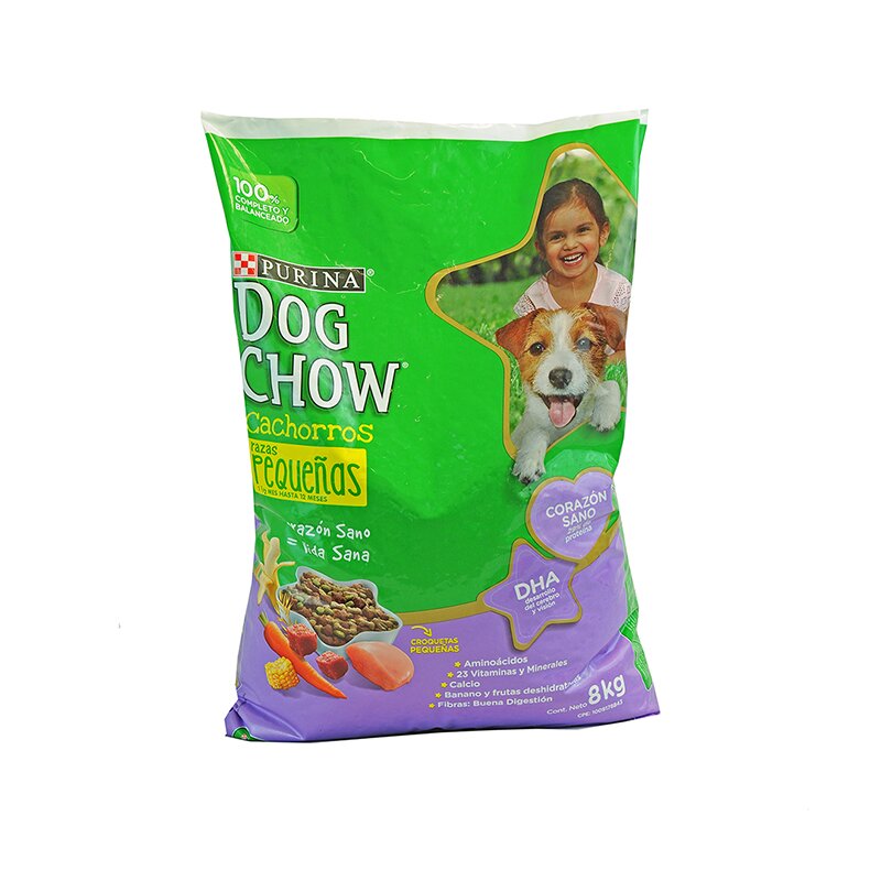 DOG CHOW CACHORRO RAZA PEQUEÑAS 8 KG