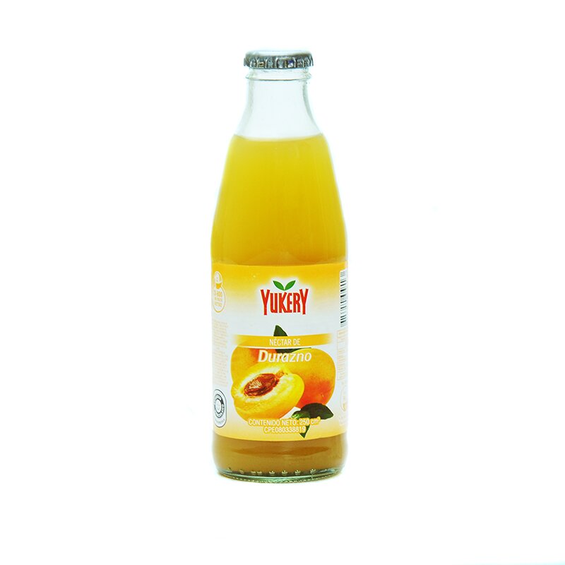 JUGO YUKERY BOT 250ML DURAZNO