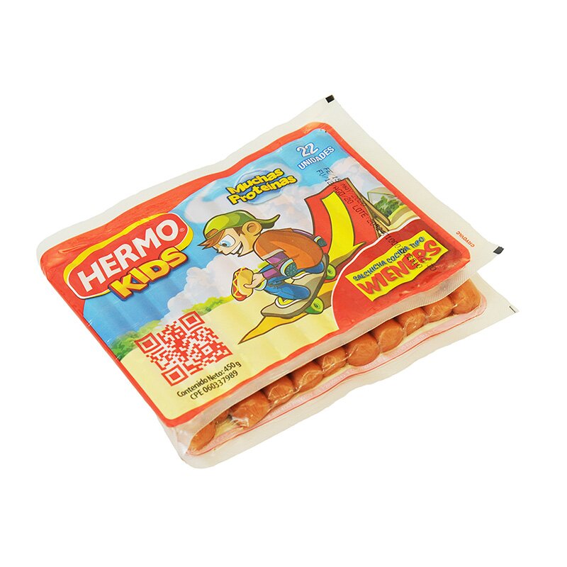 SALCHICHA WIENER HERMO KIDS  450 GR