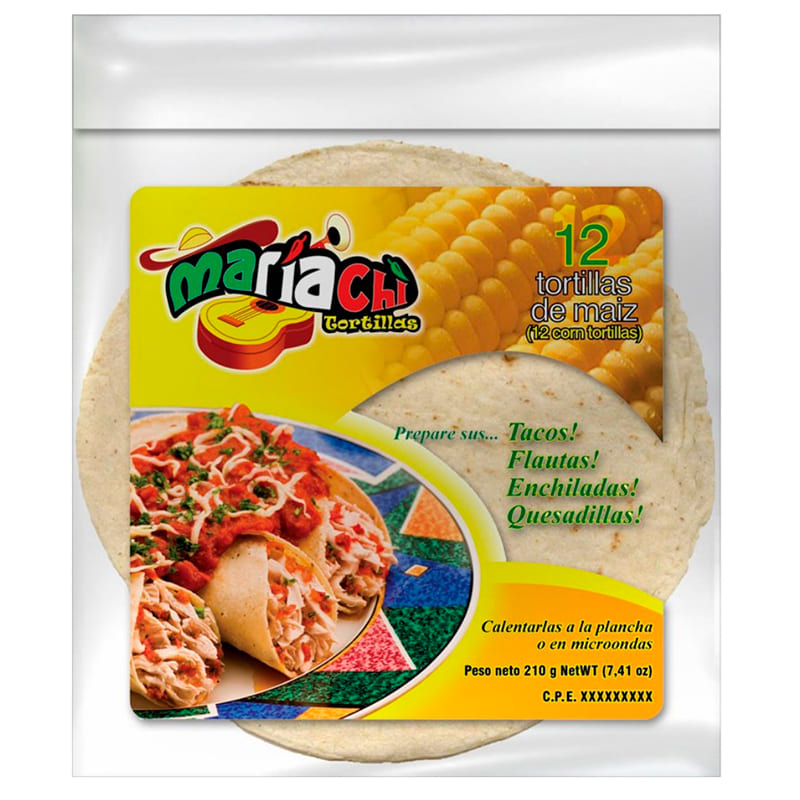 Fajitas de Maiz Mariachi 210gr