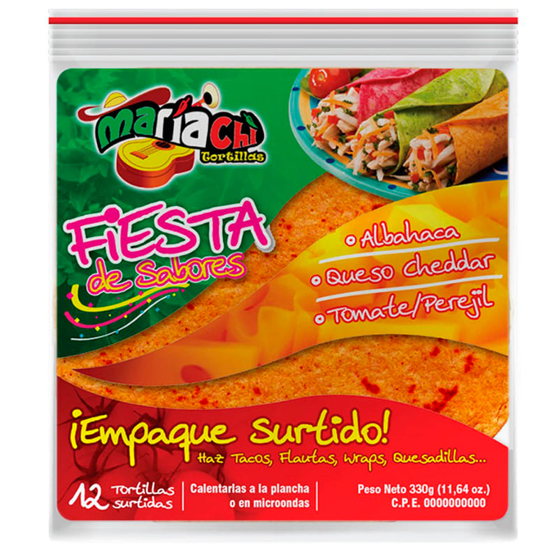 Mariachi Fajitas 3 Sabores 330gr