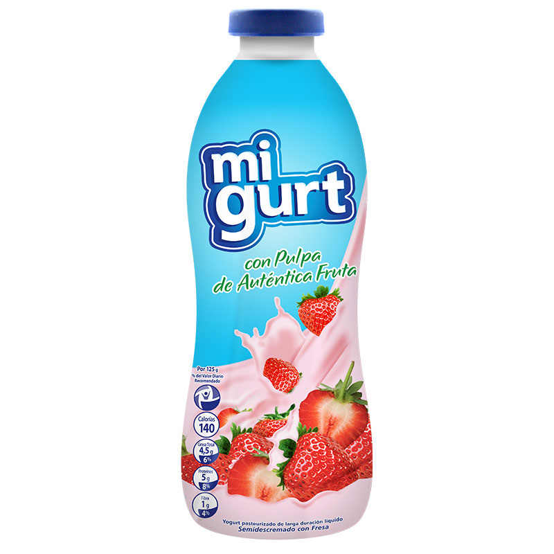 YOGURT MIGURT FRUTA FRESA 750 GR