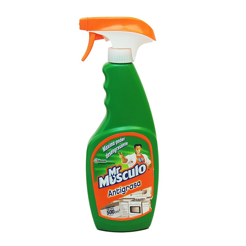 PISTOLA ANTIGRASA MR. MUSCULO VERDE 500 ML