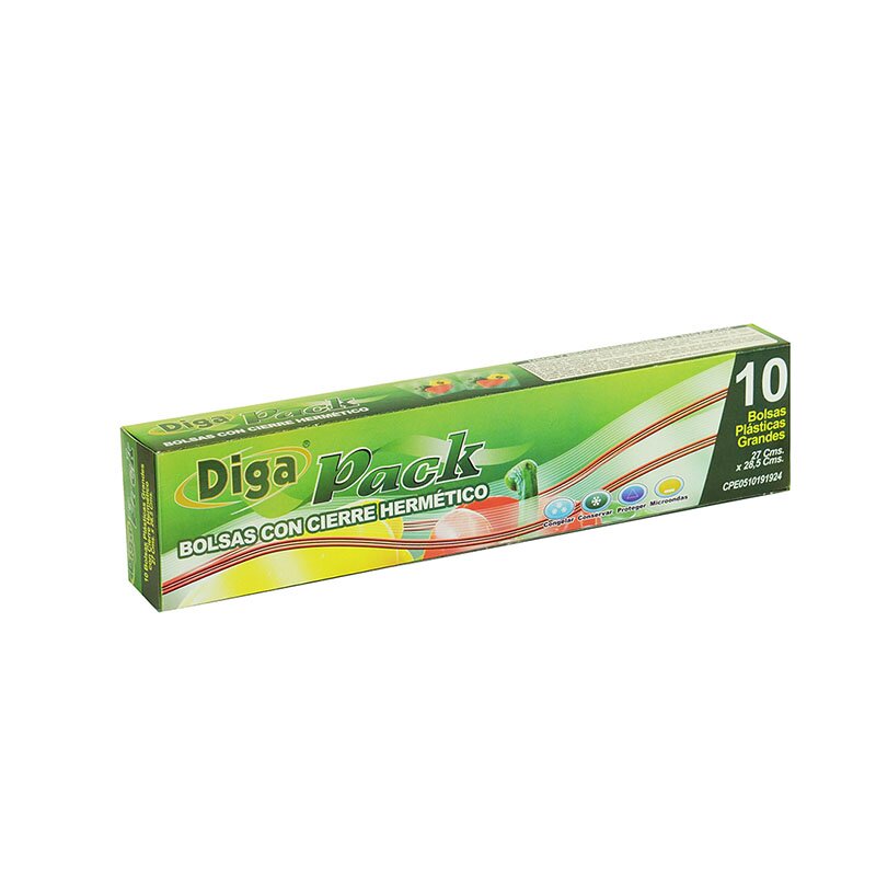 DIGA PACK T. GRANDE 10 BOLSAS