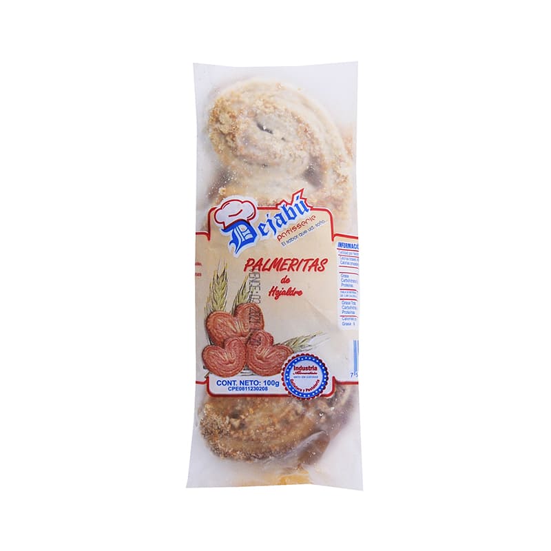 PALMERA  ARTESANAL HOJALDRE 100 GR